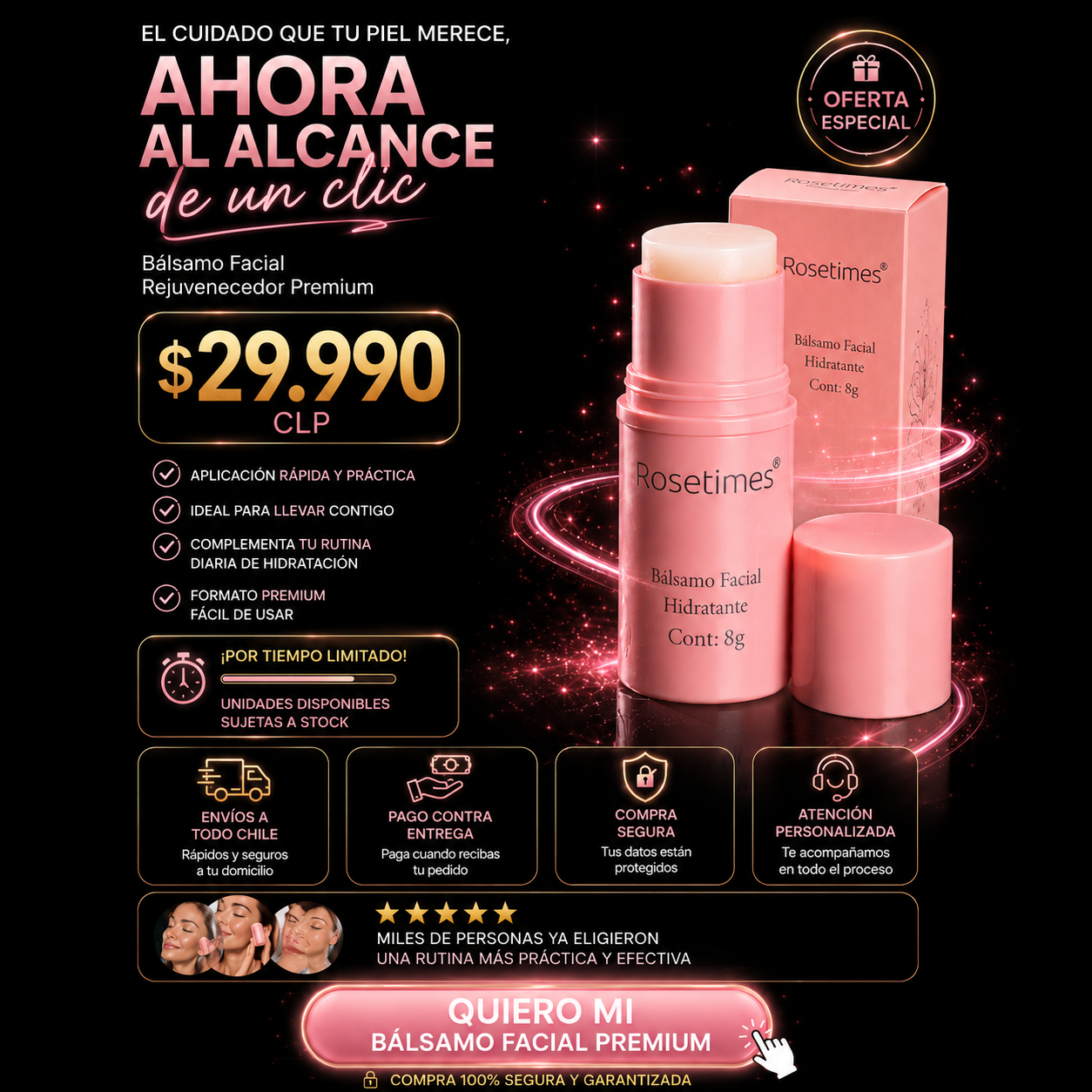 AURÉVIA® Renew Stick — Bálsamo Facial Rejuvenecedor en Stick con Hidratación Profunda